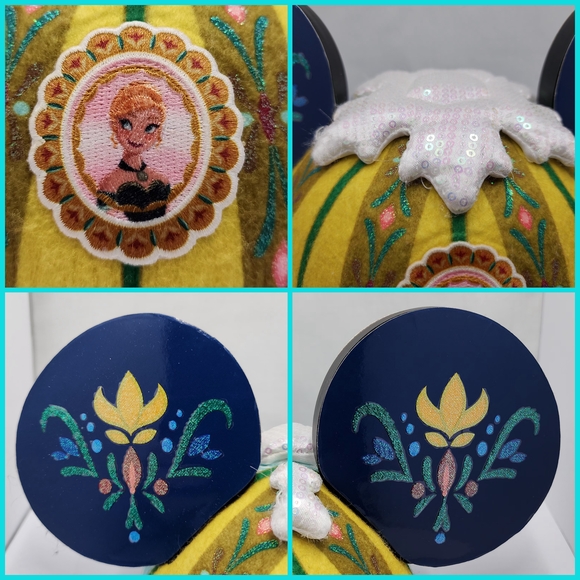 Disney Parks FROZEN Ears HAT • Elsa on 1 Side & Anna on the other • Adult Size - Picture 6 of 12